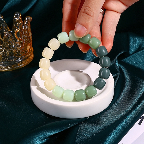 

PandaHall Resin Single Bracelet Diaplay Stands, Flat Round, White, Tray: 20mm, 8.9x1.75cm Resin White