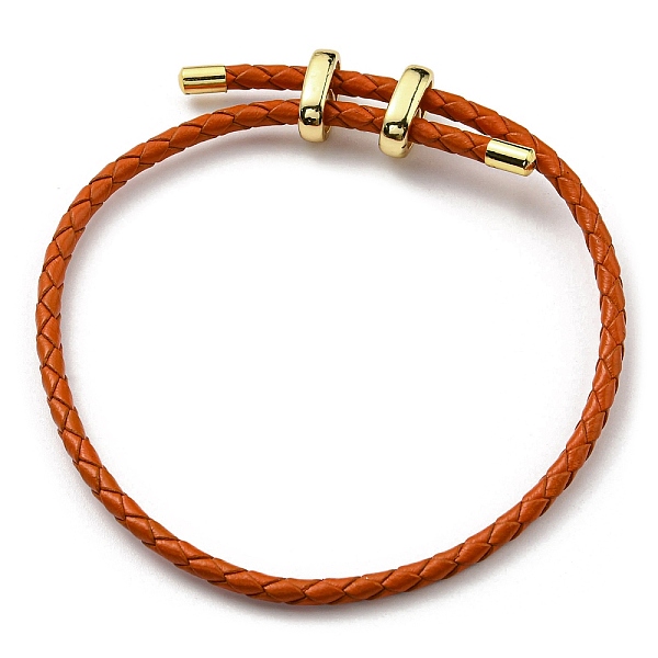 

PandaHall Leather Braided Cord Bracelets, Adjustable Bracelet, Chocolate, Inner Diameter: 5/8~2-7/8 inch(1.5~7.3cm) Leather Brown