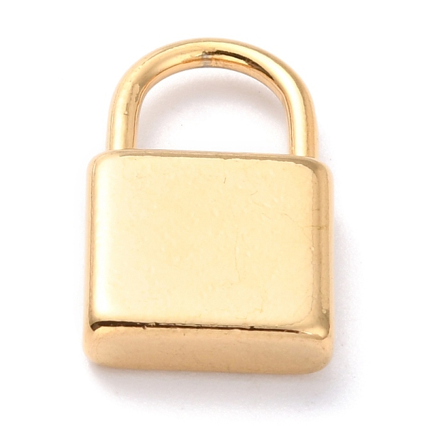 

PandaHall 304 Stainless Steel Pendants, PadLock, Golden, 19x12x4mm, Hole: 6.5x7mm 304 Stainless Steel Lock