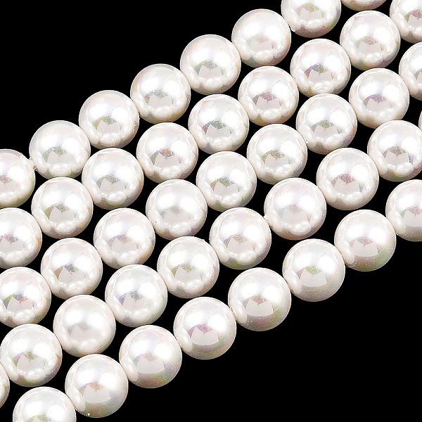 Brins de perles de verre galvanoplastie