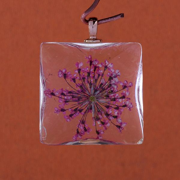 

PandaHall Square Alloy Glass Pendants, Cadmium Free & Lead Free, with Dried Flower Inside, Rose Gold, 37x30x17mm, Hole: 4.5x2.5mm..., Multicolor