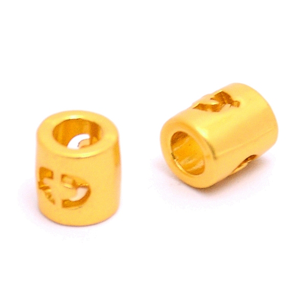 

PandaHall Alloy Letter Beads, Column, Matte Gold Color, Letter.Q, 6.5x6mm, Hole: 3mm Alloy Letter Q