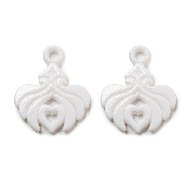 

PandaHall Valentine's Day Opaque Acrylic Pendants, Heart Charms, White, 29.5x24x3.5mm, Hole: 3mm, about 475pcs/500g. Acrylic Heart White
