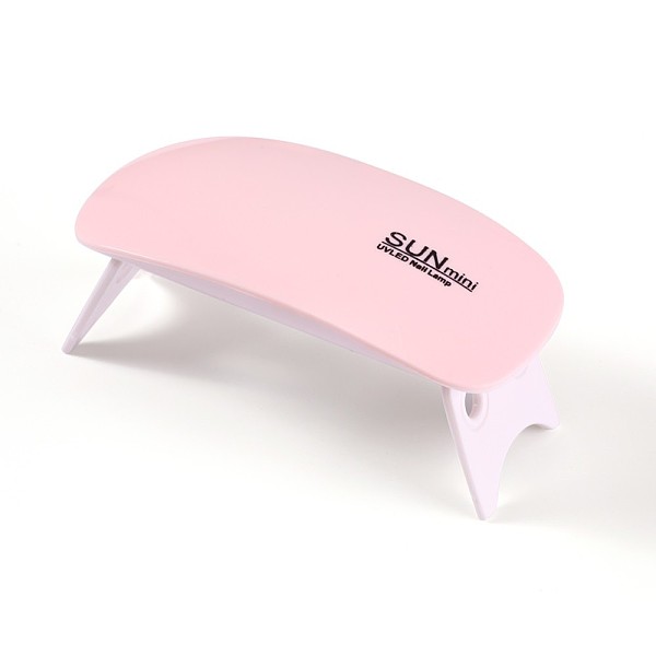 

PandaHall 6W Plastic Portable Nail Dryer, LED UV Lamp for Curing Nail, Gel Polish Fast-Dry, Support USB Charge, Pink, 13x6x5.2cm Plastic...