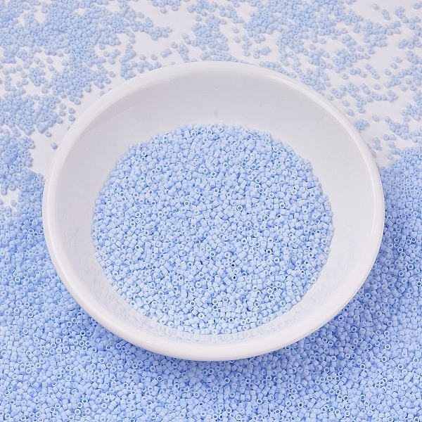 

PandaHall MIYUKI Delica Beads, Cylinder, Japanese Seed Beads, 11/0, (DB1517) Matte Opaque Light Sky Blue, 1.3x1.6mm, Hole: 0.8mm, about...