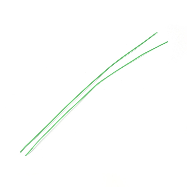 

PandaHall Plastic Wire Twist Ties, with Iron Core, Bread Candy Bag Ties, Green, 300x2x0.7mm Plastic Green