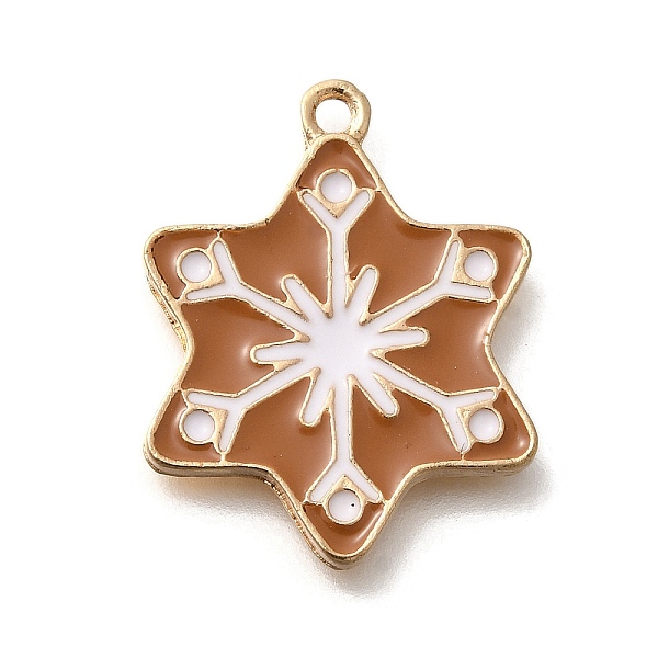 Christmas Theme Alloy Enamel Pendants