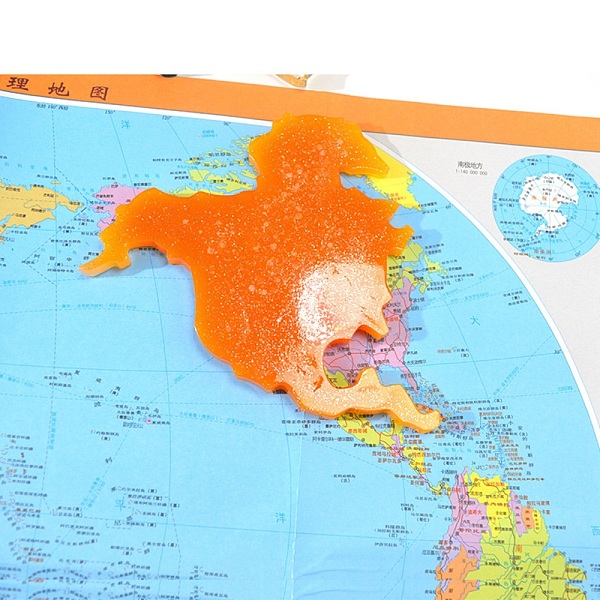コースターのシリコンモールドをマップ