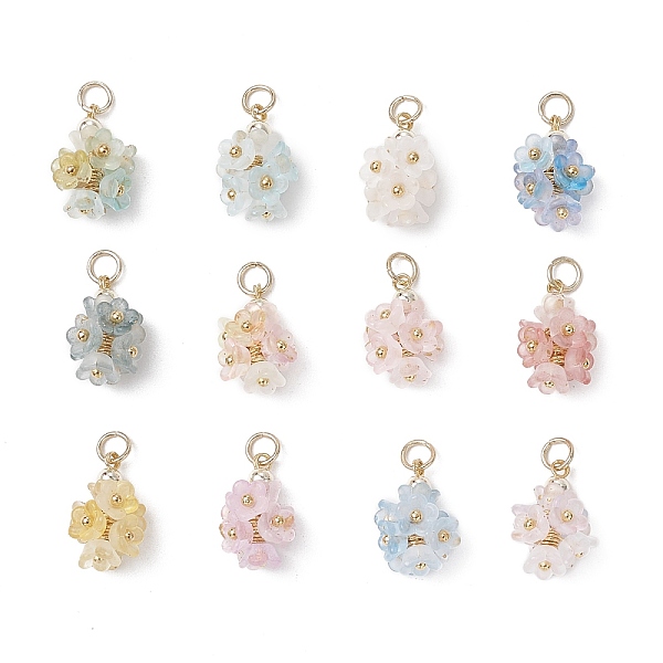 12Pcs Flower Transp… - image