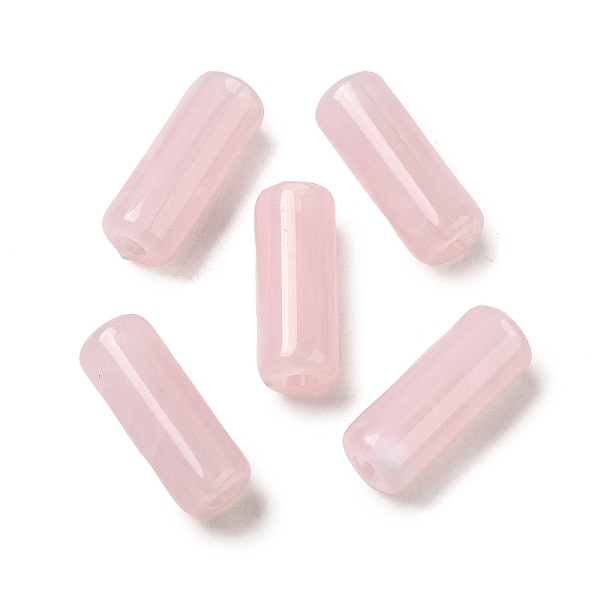 

PandaHall Transparent Acrylic Beads, Column, Pink, 18x7mm, Hole: 2.5mm, about 787pcs/500g Acrylic Column Pink