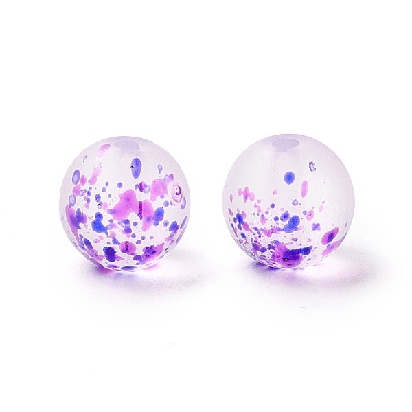 

PandaHall Glass Beads, Round, Blue Violet, 8mm, Hole: 1.4mm Glass Round