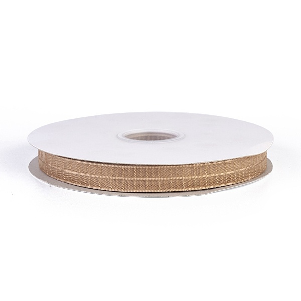 

PandaHall Polyester Ribbon, Tartan Ribbon, Sandy Brown, 15mm, about 50yards/roll(45.72m/roll) Polyester Tartan Brown