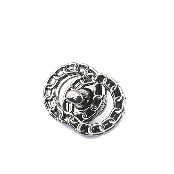 

PandaHall Donut Shape Alloy Decorative Buckles, Bag Decorations, Gunmetal, 3x4cm Alloy Donut