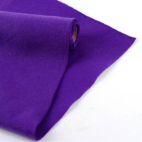 

PandaHall Non Woven Fabric Embroidery Needle Felt For DIY Crafts, Mauve, 450x1.2~1.5mm, about 1m/roll Cloth Purple