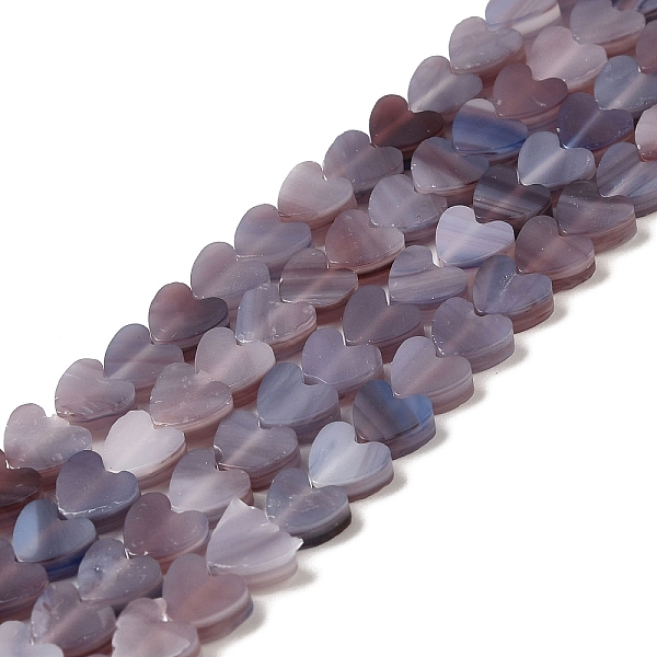 

PandaHall Handmade Lampwork Beads Strands, Heart, Thistle, 6x6x2~2.5mm, Hole: 1mm, about 77pcs/strand, 15.75''~16.14''(40~41cm) Lampwork..., Purple