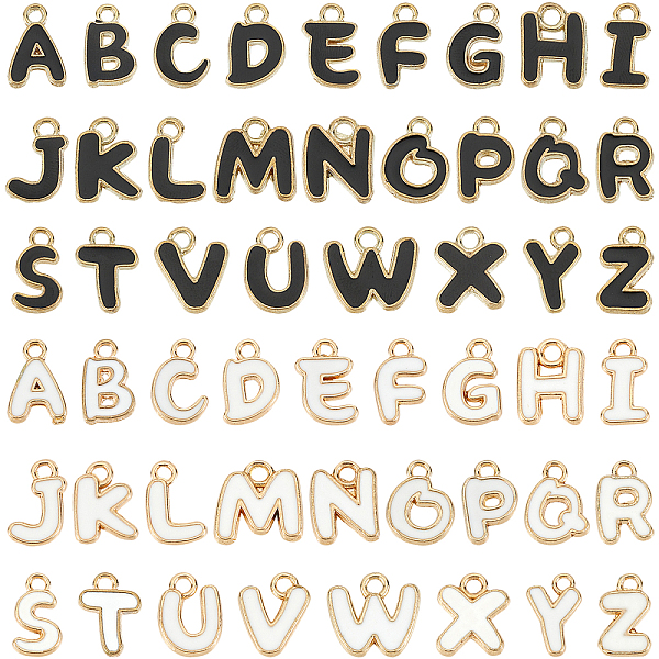 

PandaHall SUNNYCLUE Alloy Enamel Charms, Enamelled Sequins, Cadmium Free & Nickel Free & Lead Free, Light Gold, Alphabet, Letter A~Z, Mixed..., Multicolor