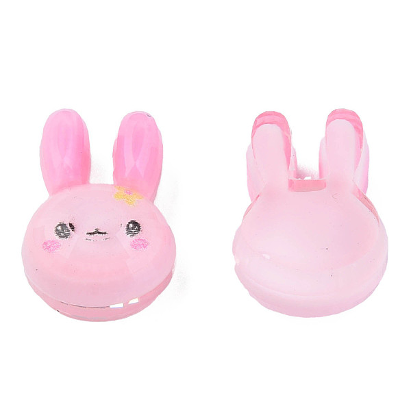 

PandaHall Printed Translucent Epoxy Resin Cabochons, Rabbit, Pink, 16.5x12x8.5mm Epoxy Resin Rabbit Pink