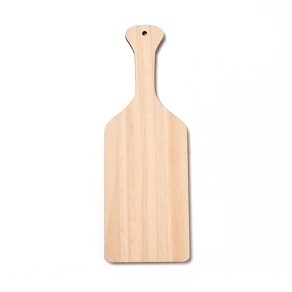 

PandaHall Wood Big Pendants, Geometric Charms, Undyed, Rectangle, 229x80x5mm, Hole: 4.5mm Wood Rectangle