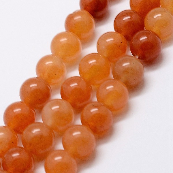 

PandaHall Natural Red Aventurine Bead Strands, Round, 6mm, Hole: 1mm, about 61pcs/strand, 15 inch Red Aventurine Round