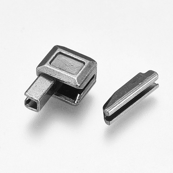 

PandaHall Clothing Accessories, Zinc Alloy Zipper Repair Accessories Insert Box and Pin Fix Retainer, Gunmetal, 13x9x6mm, Pin: 13x3.5x3mm...