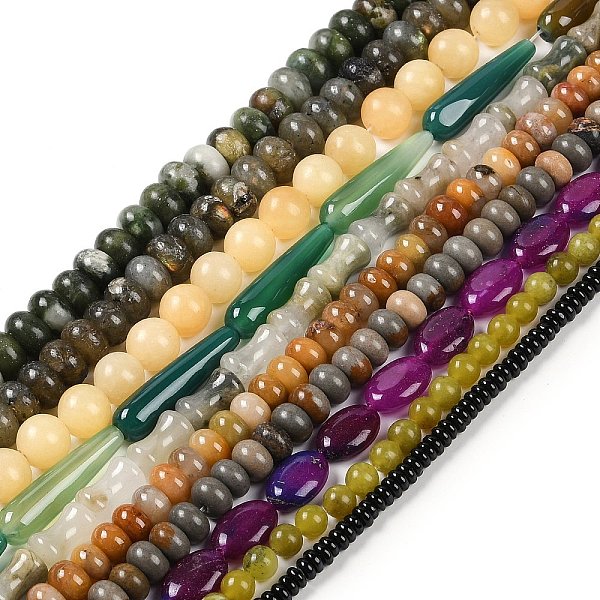 Chapelets de perles en pierre gemme naturelle