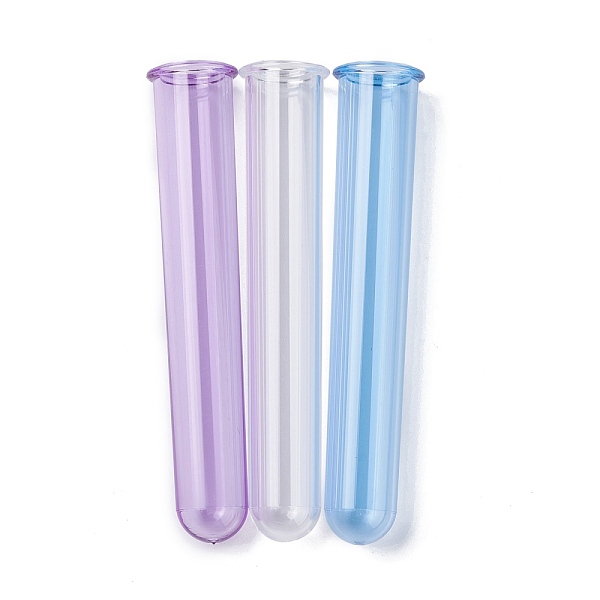 

PandaHall Acrylic Test Tubes, for Plant Propagation Hydroponic Plants, Mixed Color, 122.5x24mm, Inner Diameter: 17mm Acrylic Multicolor