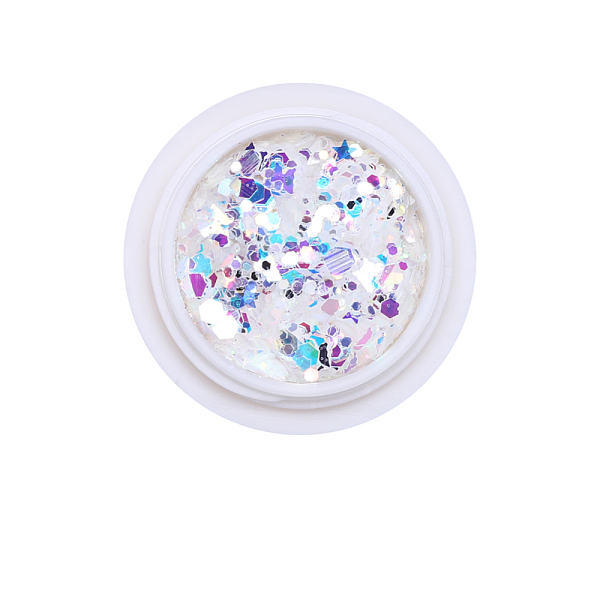 

PandaHall Shiny Nail Art Decoration Accessories, with Glitter Powder and Sequins, DIY Sparkly Paillette Tips Nail, Medium Orchid...