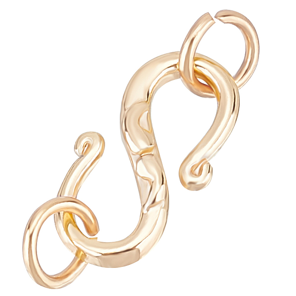 

PandaHall Beebeecraft 20Pcs Brass S-Hook Clasps, Long-Lasting Plated, with 40Pcs 304 Stainless Steel Open Jump Rings, Real 18K Gold Plated...