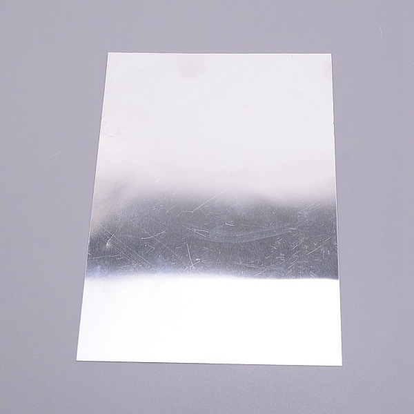 

PandaHall Aluminum Sheet, For Laser Cutting, Precision Machining, Mould Making, Rectangle, Platinum, 18x13.1x0.02cm Aluminum