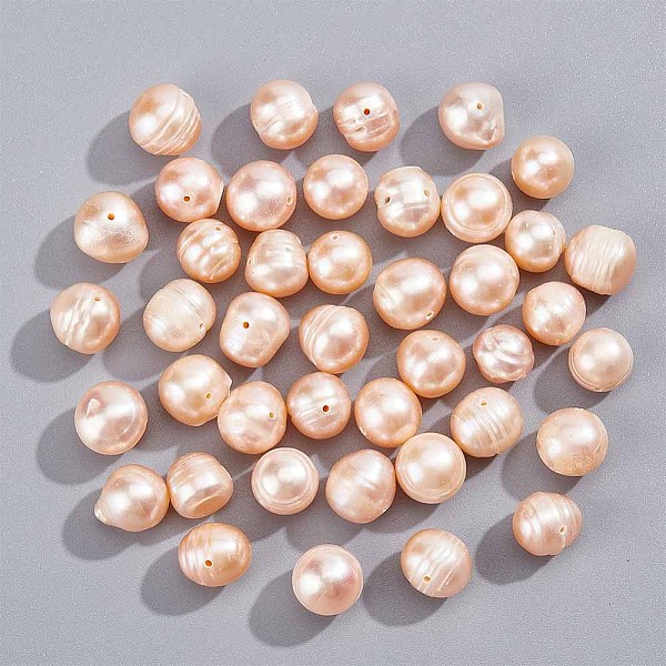 

PandaHall About 41 Pcs Natural Freshwater Pearl Beads, Grade A Potato Shape Cultured Pearl Beads Loose Spacer Beads for Vase Fillers DIY...