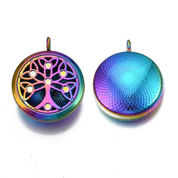 

PandaHall Rack Plating Alloy Diffuser Locket Pendants Enamel Settings, with Magnetic, Cadmium Free & Nickel Free & Lead Free, Flat Round...