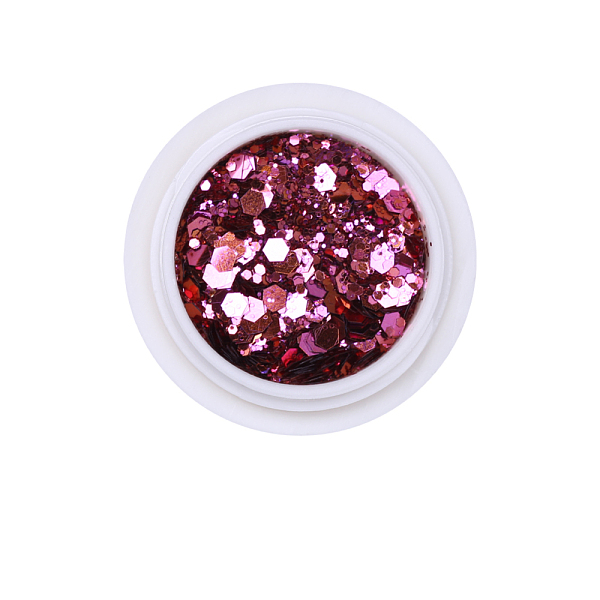 

PandaHall Hexagon Shining Nail Art Decoration Accessories, with Glitter Powder and Sequins, DIY Sparkly Paillette Tips Nail, Orchid, Powder..., Purple