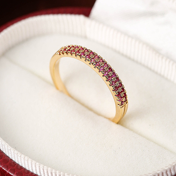 Brass Micro Pave Cu… - image