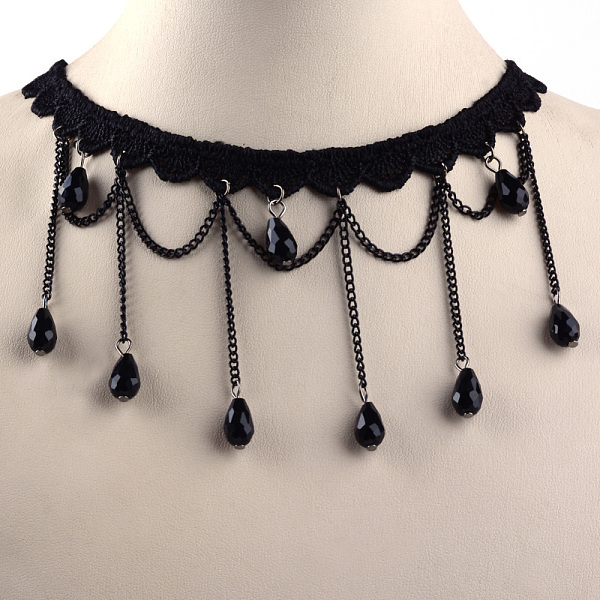 Gothic Style Vintage Lace Choker Necklaces