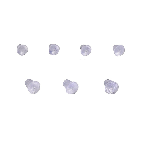 

PandaHall 1400Pcs 7 Style Plastic Ear Nuts, Earring Backs, Clear, 200pcs/Style Plastic Clear