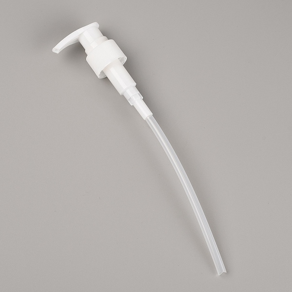 

PandaHall Plastic Dispensing Pump, with Tube, for Shampoo and Conditioner Jugs Bottles, White, 21.5x4.55x2.55cm Plastic Others White