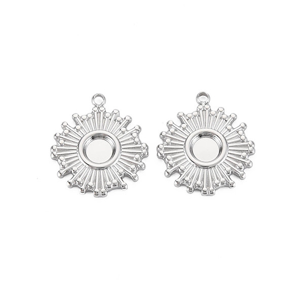 

PandaHall 304 Stainless Steel Pendant Enamel Settings, Flat Round, Stainless Steel Color, 19x16x1.5mm, Hole: 1.6mm 304 Stainless Steel Flat...