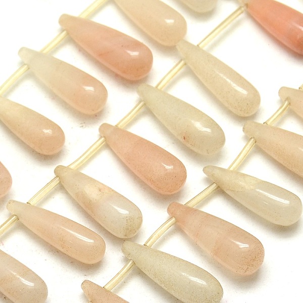 

PandaHall Teardrop Natural Gemstone Beads Strands, Top Drilled Beads, include Pink Aventurine, Rose Quartz, Indian Agate, Yellow Aventurine...