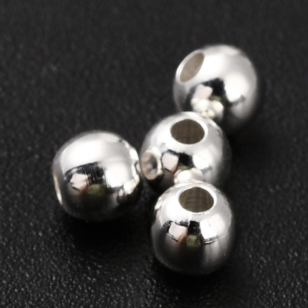 

PandaHall Brass Beads, Long-Lasting Plated, Round, 3.5mm, Hole: 1.3mm Brass Round