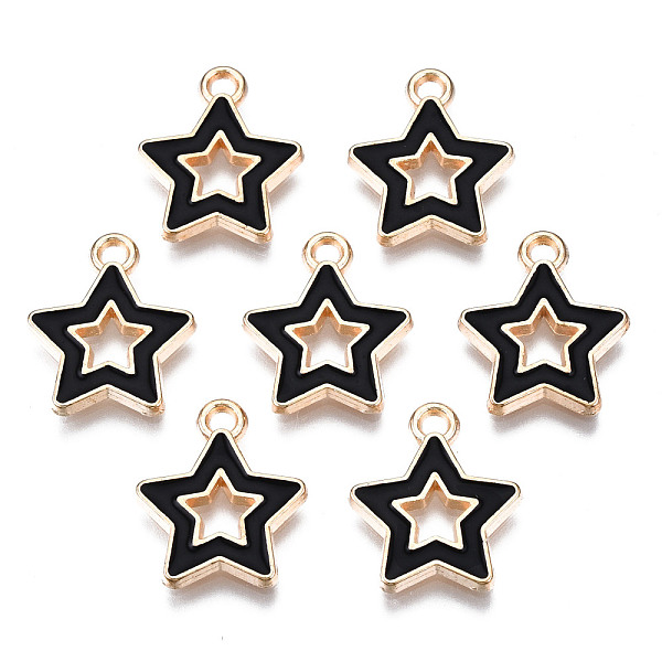 Alloy Enamel Pendants