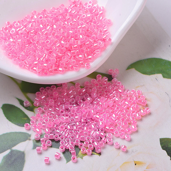 

PandaHall MIYUKI Delica Beads, Cylinder, Japanese Seed Beads, 11/0, (DB0246) Dark Cotton Candy Pink Ceylon, 1.3x1.6mm, Hole: 0.8mm, about...