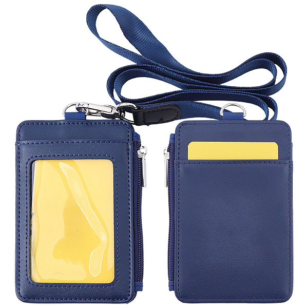1 ensemble de porte-cartes de visite rectangulaires en cuir de vachette