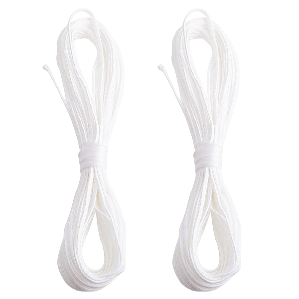 

PandaHall CHGCRAFT 33feet 2rolls Oil Lamp Wicks Replacement Cotton Candle Wicks for Kerosene Alcohol Lamp Lantern Candle Burner Stove..., White