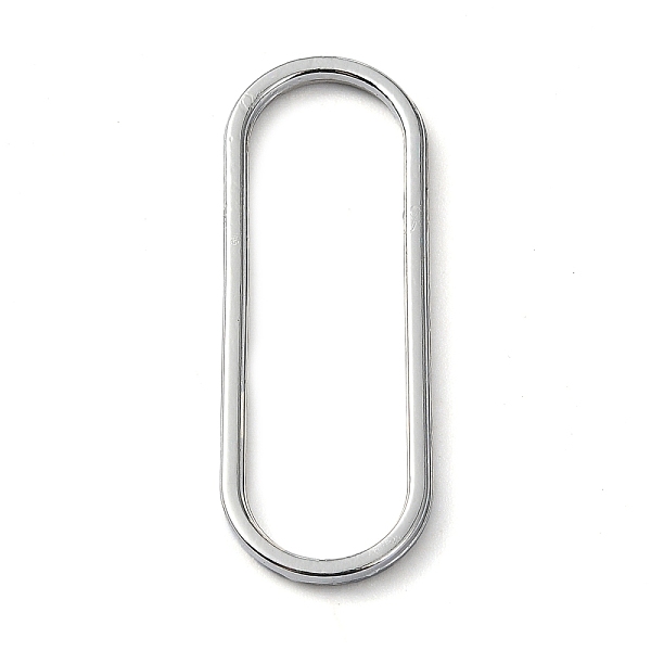 

PandaHall Rack Plating Alloy Linking Rings, Oval Ring, Platinum, 31x11x1.5mm, Inner Diameter: 28.5x8mm Alloy Oval