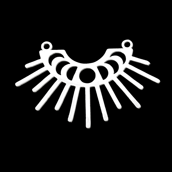 

PandaHall 201 Stainless Steel Pendant Links, Laser Cut, Sunlight, Stainless Steel Color, 24x36x1mm, Hole: 1.5mm 201 Stainless Steel Others