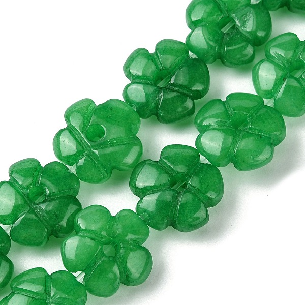 

PandaHall Dyed Natural Malaysia Jade Beads Strands, Flower, 14x14x5.5mm, Hole: 1.2mm, about 29pcs/strand, 14.80''(37.6cm) Malaysia Jade...