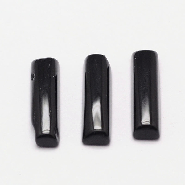 

PandaHall Dyed Rectangle Natural Agate Cabochons, Black, 20x5x3.5mm Natural Agate Rectangle Black