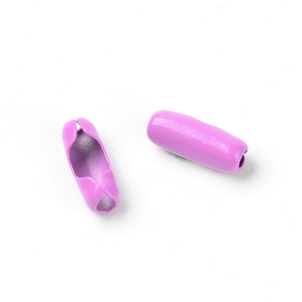

PandaHall Iron Ball Chain Connectors, Column, Violet, 8.5x3mm, 10pcs/bag Iron Purple