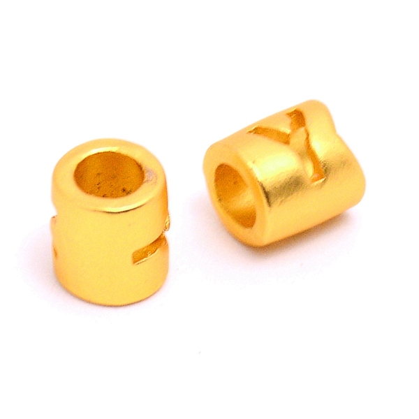 

PandaHall Alloy Letter Beads, Column, Matte Gold Color, Letter.Y, 6.5x6mm, Hole: 3mm Alloy Letter Y