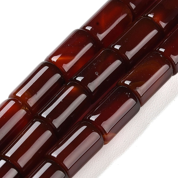 

PandaHall Natural Red Agate Beads Strands, Dyed & Heated, Column, 14x8~8.5mm, Hole: 1.8mm, about 28pcs/strand, 15.55''(39.5cm) Red Agate...